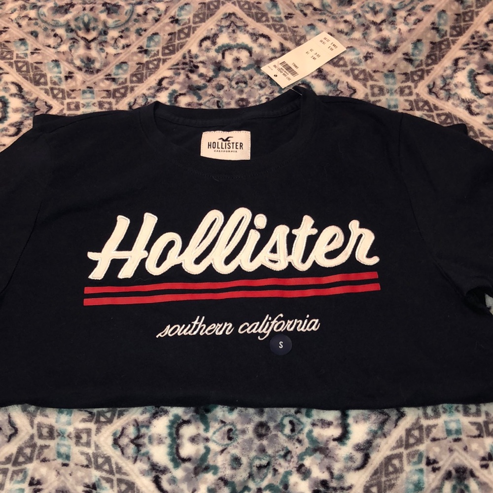 Navy Blue Hollister T-shirt